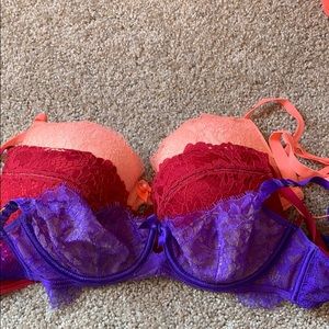 3 Victoria Secret 36B bras